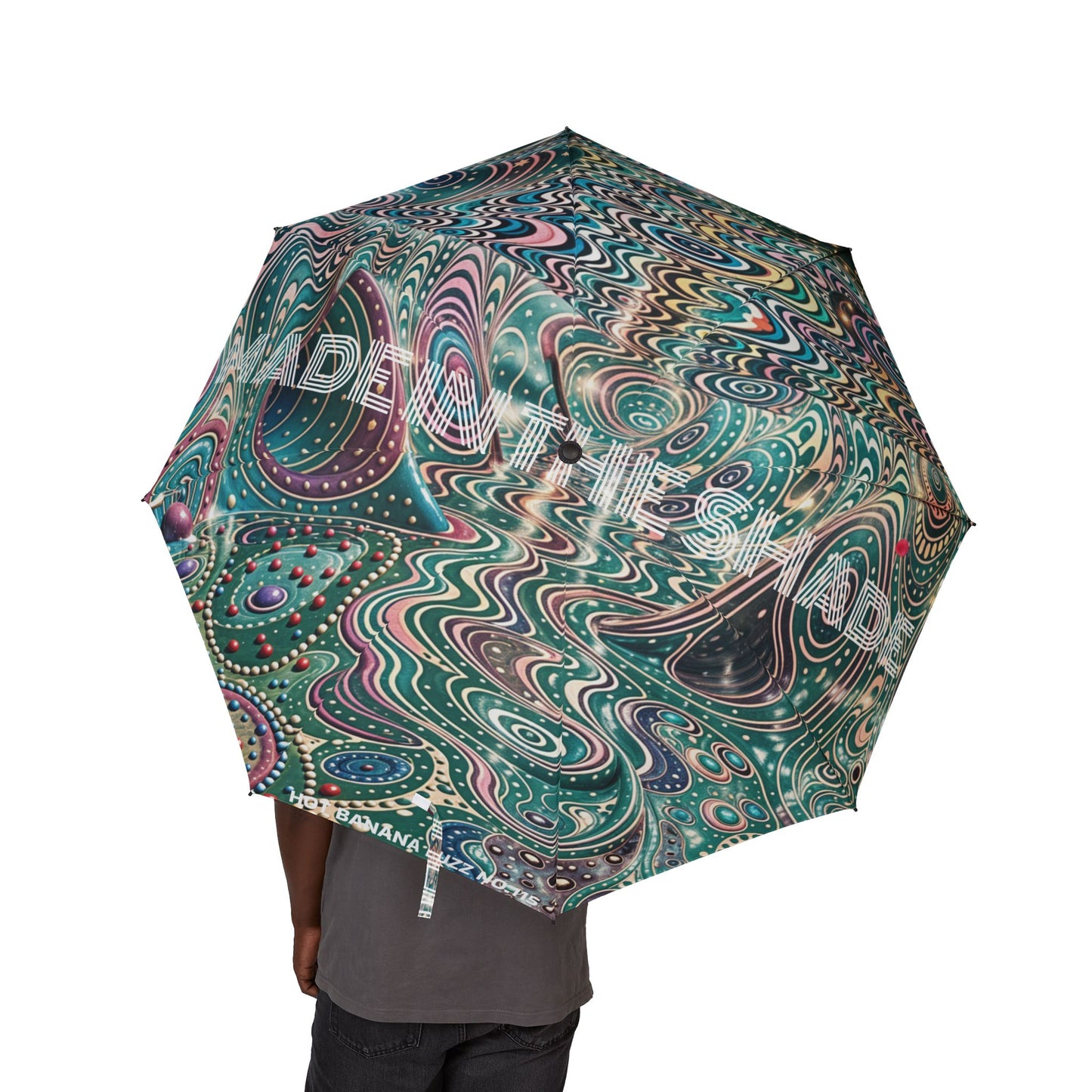 Hot Banana Fuzz Made In the Shade Series - Into The Wormhole Semi-Automatic Golf Umbrella
