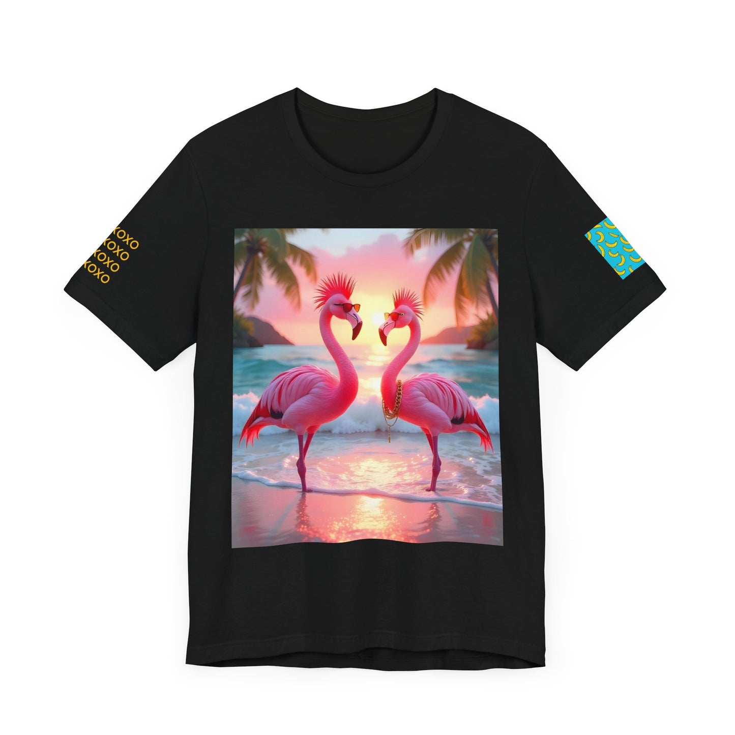 17. Punk Flamingos - Unisex Jersey Short Sleeve Tee