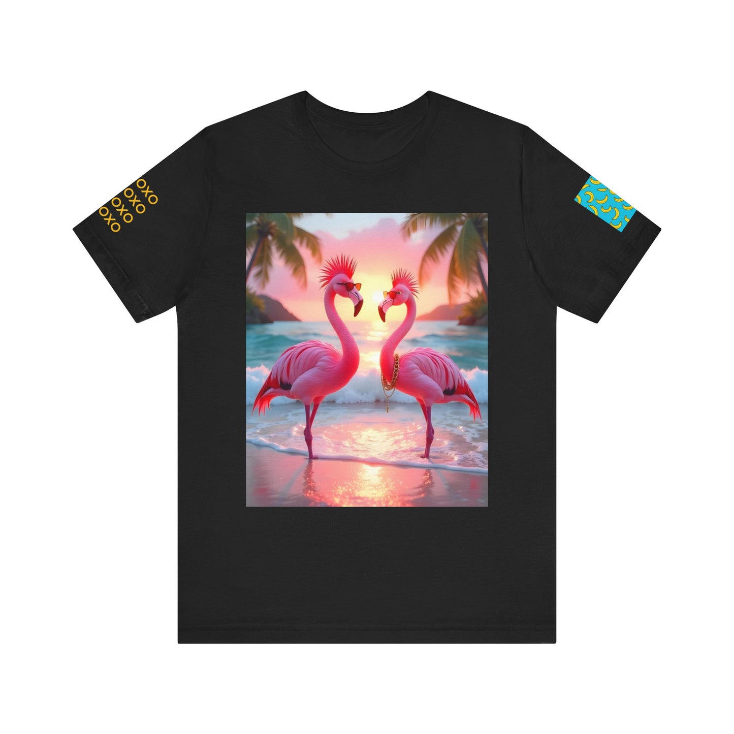 17. Punk Flamingos - Unisex Jersey Short Sleeve Tee
