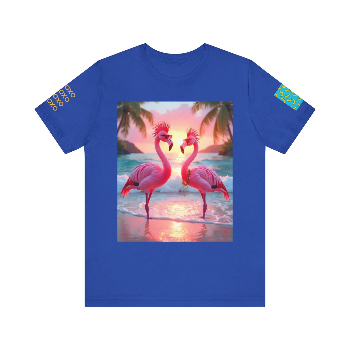 17. Punk Flamingos - Unisex Jersey Short Sleeve Tee