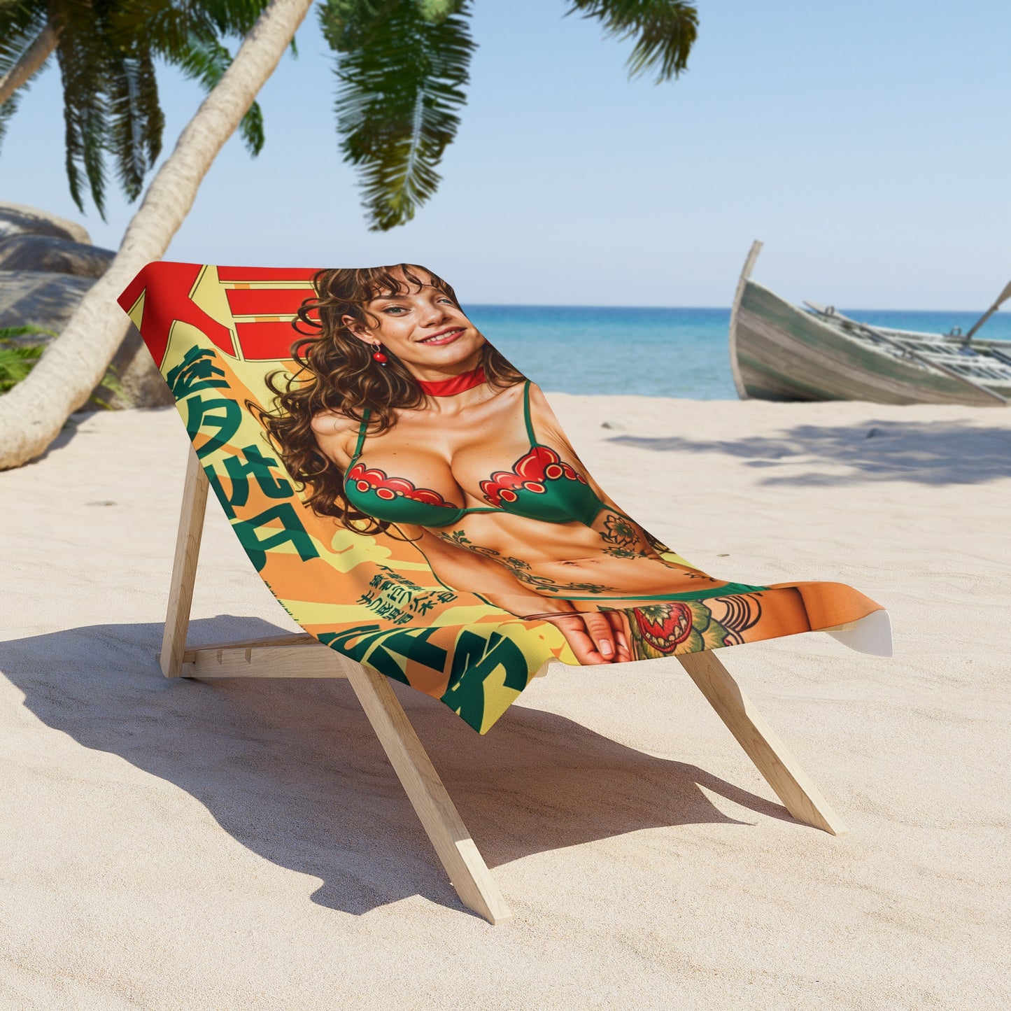152. Made in the Shade Waifu Beach Towel