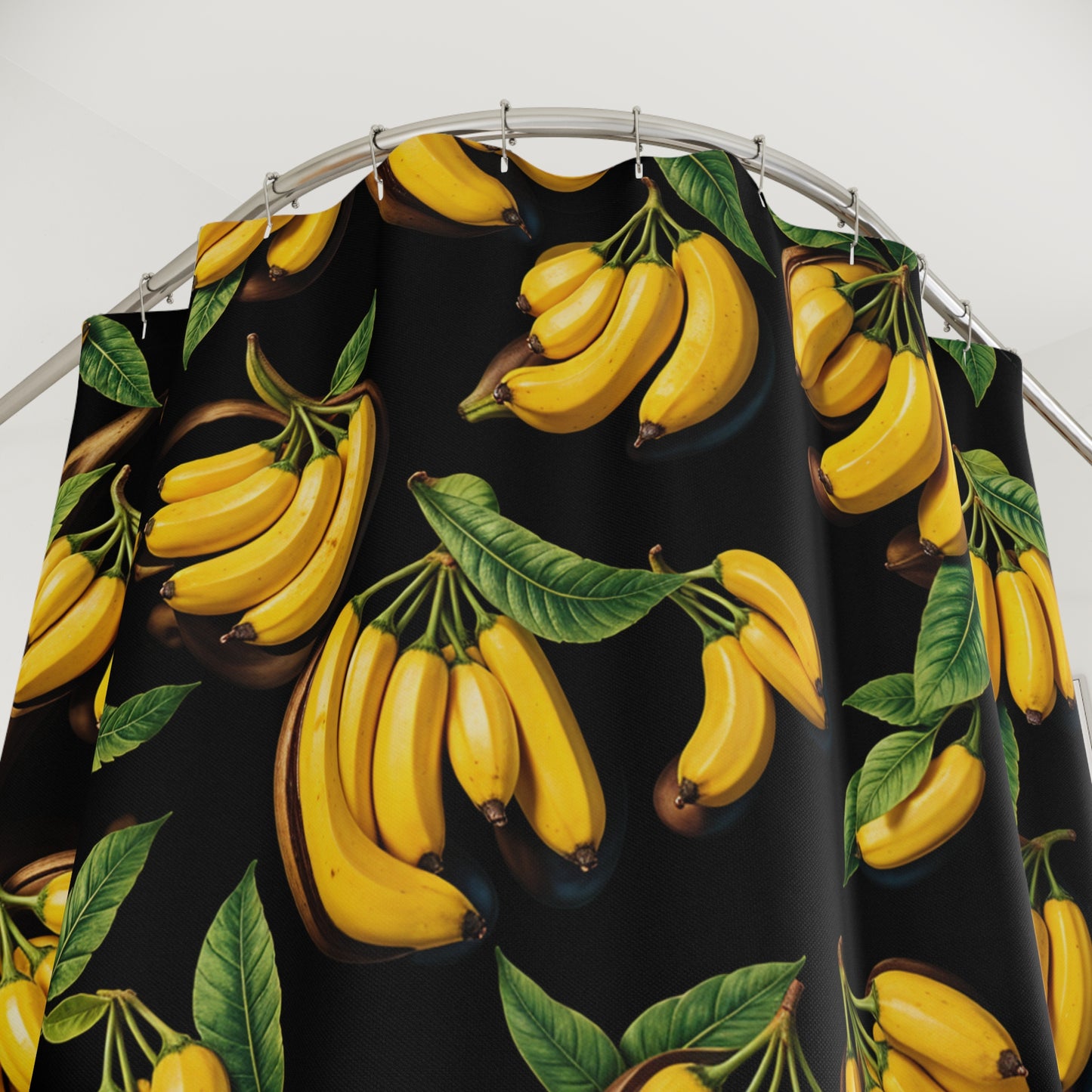 117. Hot Banana Fuzz - Exclusive Banana Print Bath Shower Curtain