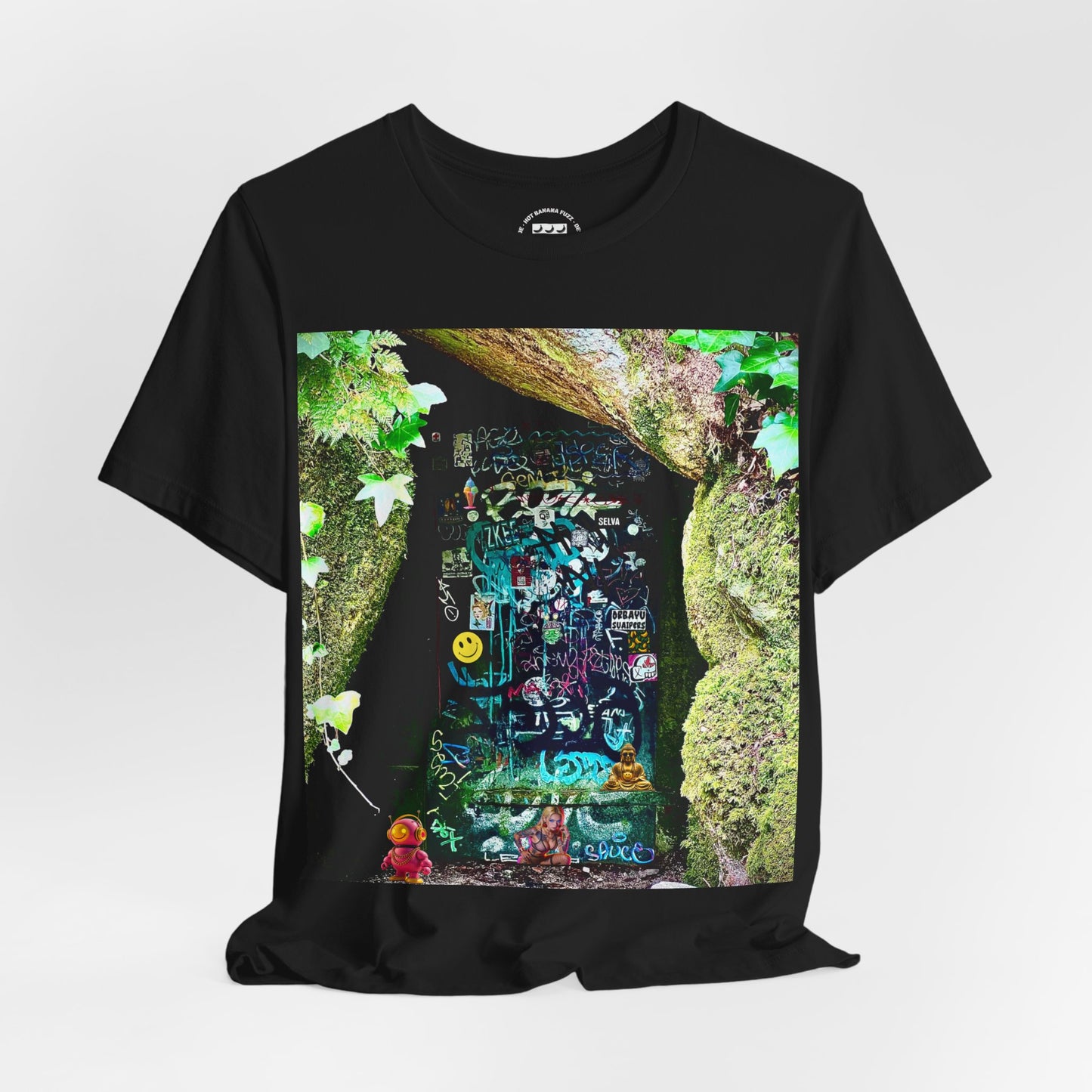 Graffiti Forest T‑Shirt — Urban Nature Graphic Tee
