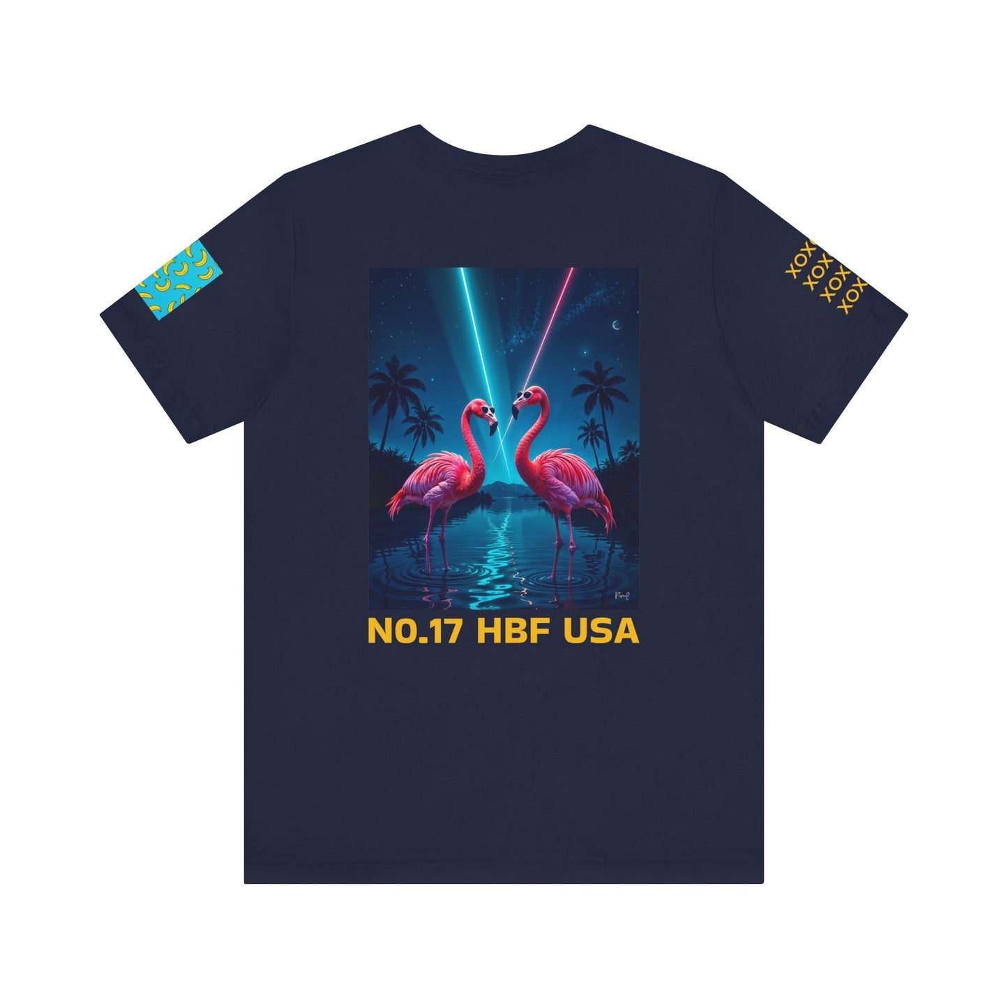 17. Punk Flamingos - Unisex Jersey Short Sleeve Tee