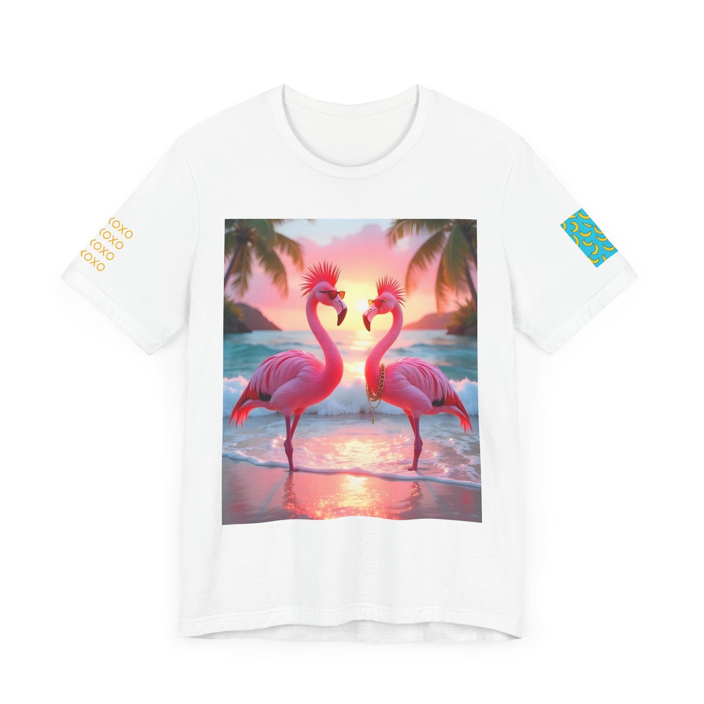 17. Punk Flamingos - Unisex Jersey Short Sleeve Tee