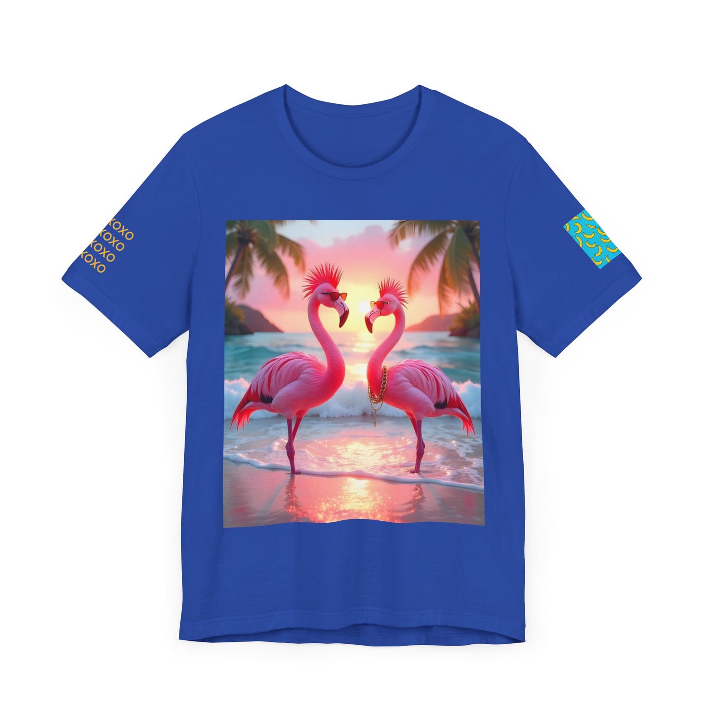 17. Punk Flamingos - Unisex Jersey Short Sleeve Tee