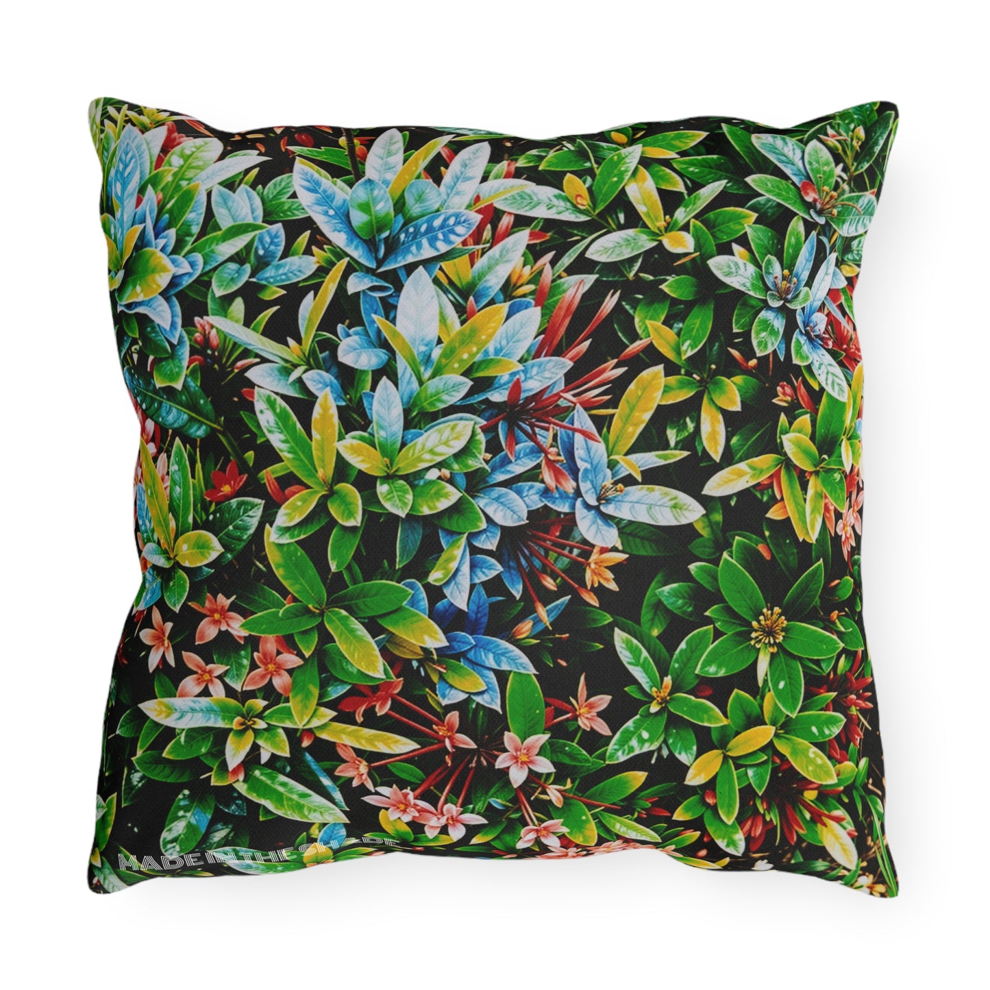 160. Made In The Shade PAINTED BUSHES Outdoor Pillow