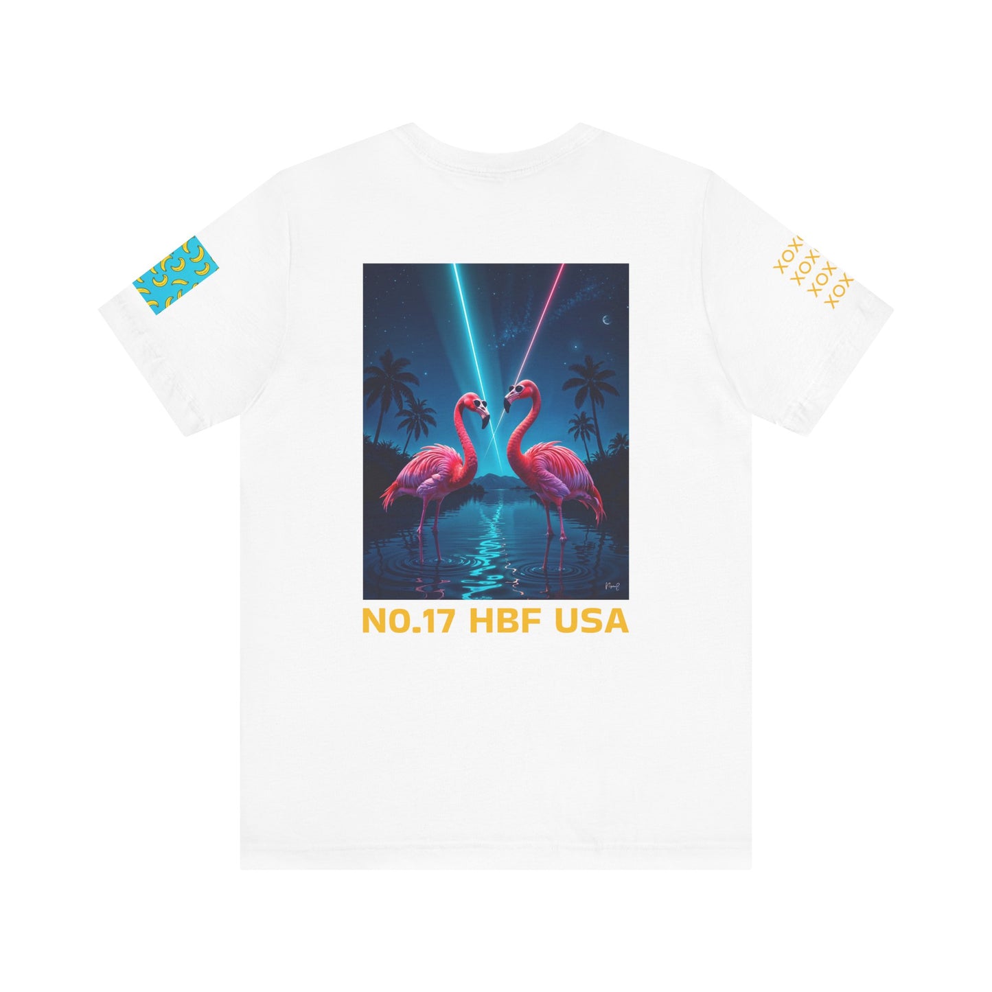 17. Punk Flamingos - Unisex Jersey Short Sleeve Tee