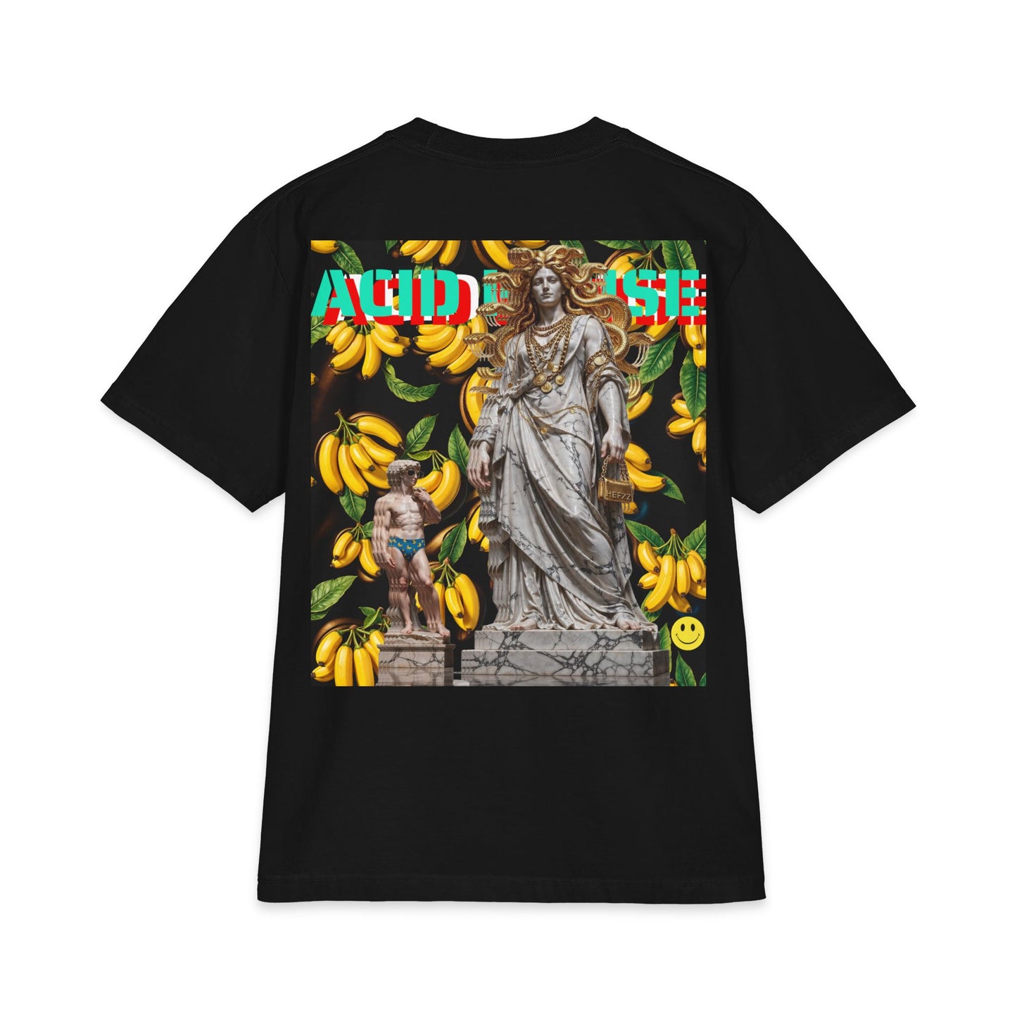 The David and The Medusa ACID House Graphic T‑Shirt — Retro Pop Art Streetwear