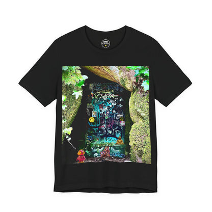 Graffiti Forest T‑Shirt — Urban Nature Graphic Tee