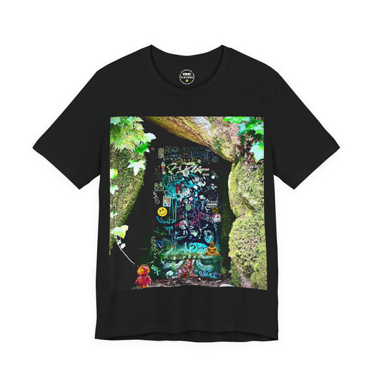 Graffiti Forest T‑Shirt — Urban Nature Graphic Tee