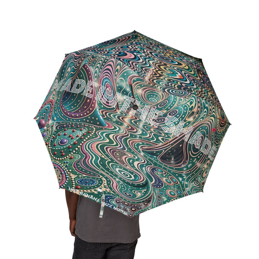 Hot Banana Fuzz  Made In the Shade Series -  Into The Wormhole  Semi-Automatic Golf Umbrella