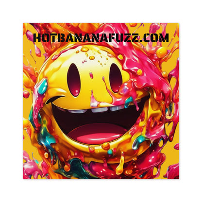 THE HAPPIEST STICKER IN THE WORLD — HotBananaFuzz.com Logo
