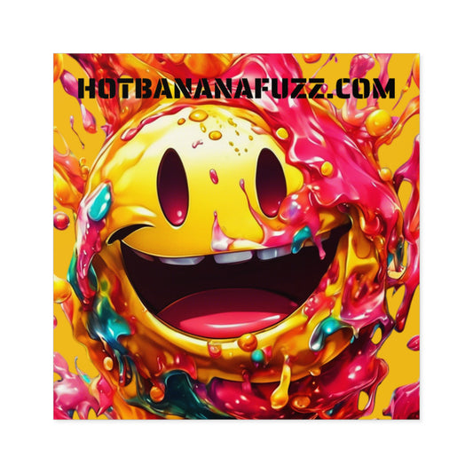 THE HAPPIEST STICKER IN THE WORLD — HotBananaFuzz.com Logo