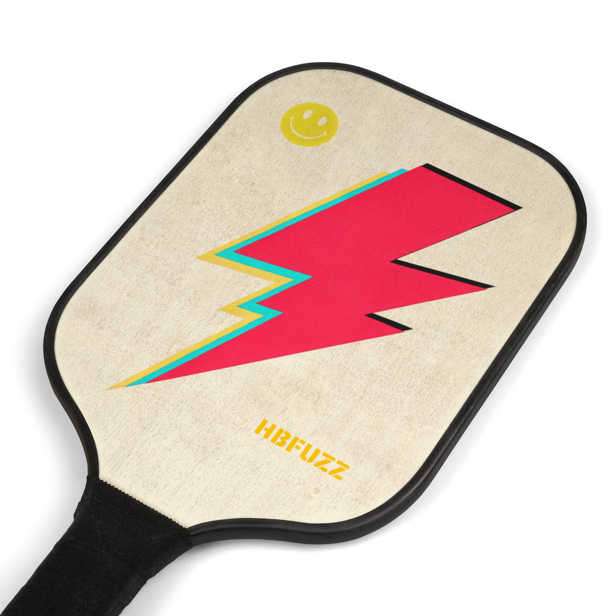 HBFUZZ Retro Lightning Bolt Pickleball Paddle Set