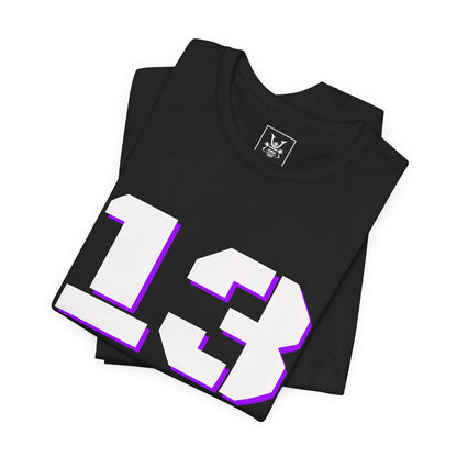 B. MOLYNEAUX Number 13 Graphic Tee — Jersey Style Shirt