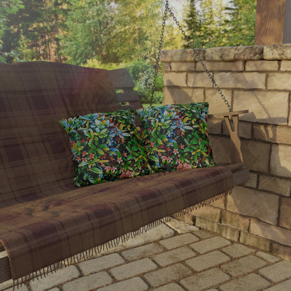 160. Made In The Shade PAINTED BUSHES Outdoor Pillow