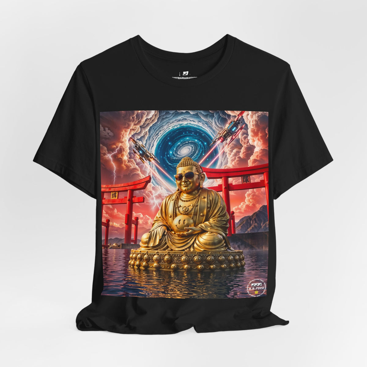 INNER PEACE OUTER SPACE - ZEN BUDDHIST ASTRONAUTS SOCIETY T-SHIRT