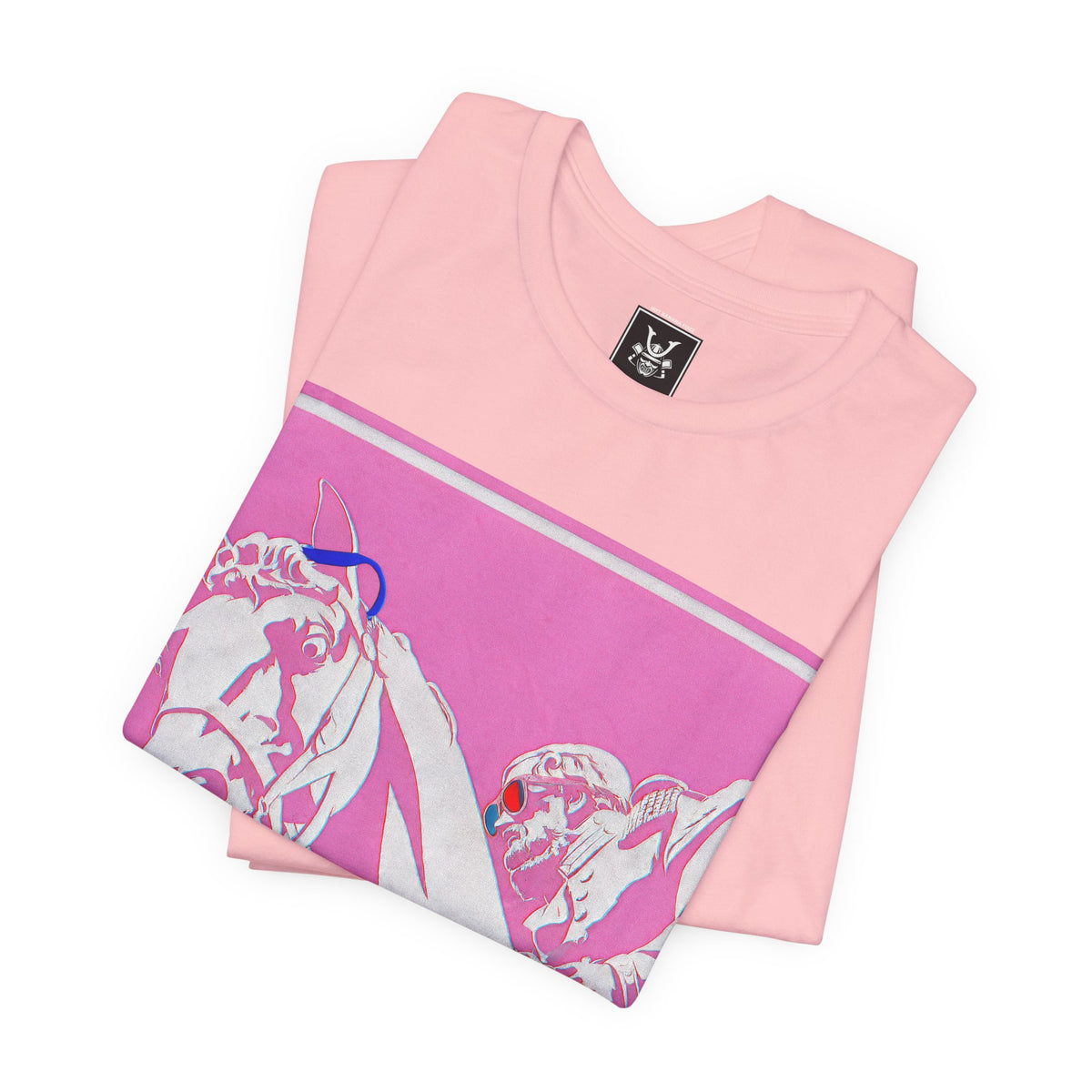 Major Lauderdale X HotBananaFuzz Graphic Tee — Retro Pop Americana Horse Print T‑Shirt