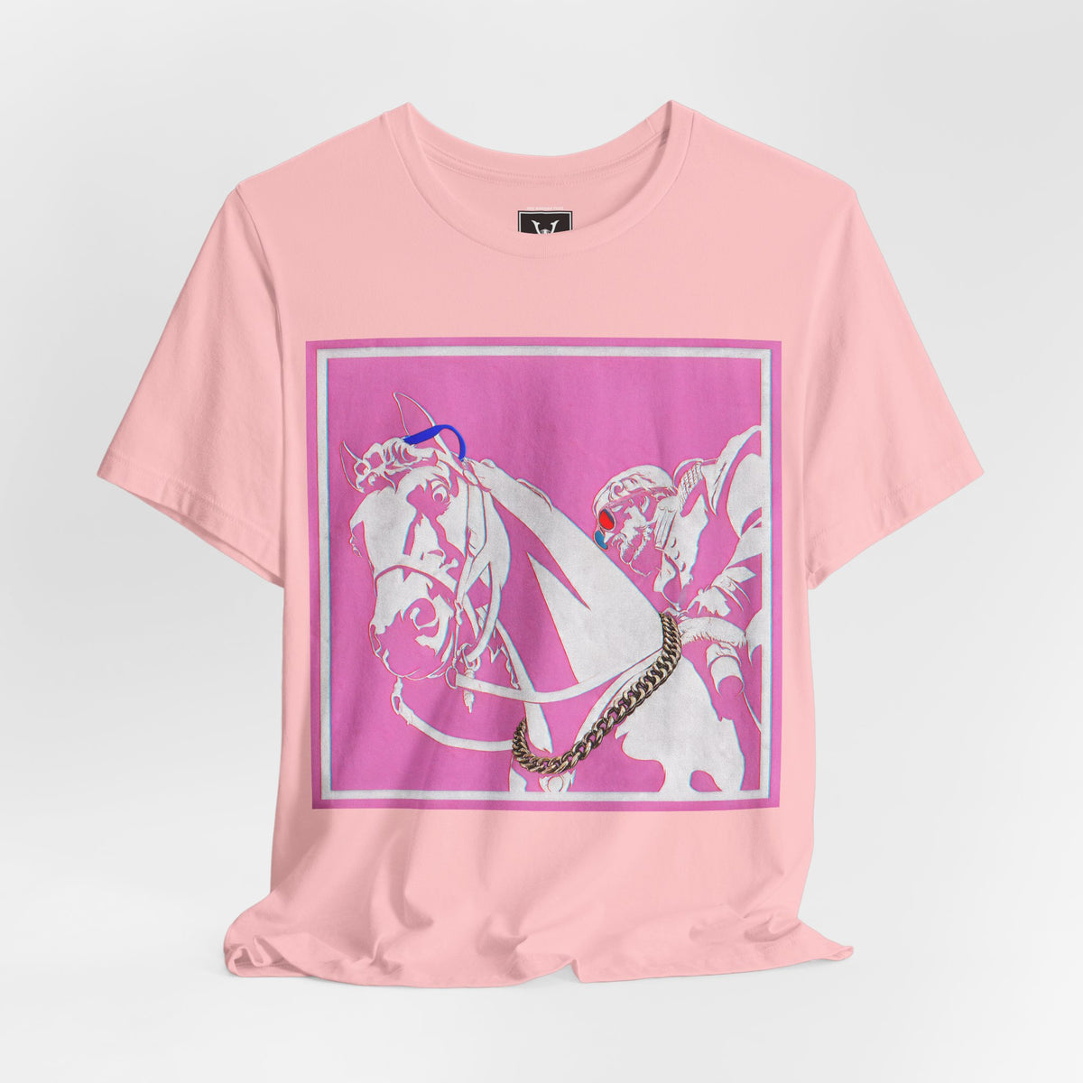 Major Lauderdale X HotBananaFuzz Graphic Tee — Retro Pop Americana Horse Print T‑Shirt