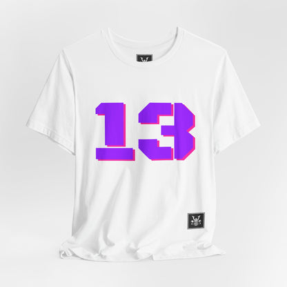 B. MOLYNEAUX Number 13 Graphic Tee — Jersey Style Shirt