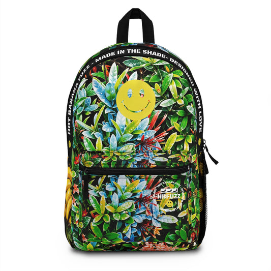 Oh Happy Day Tropical Print Backpack for Adventure Lovers