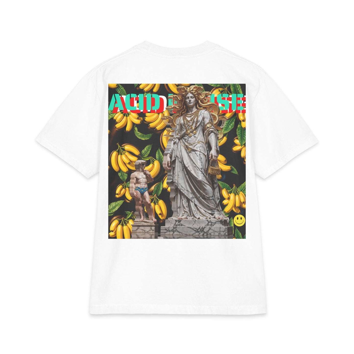 The David and The Medusa ACID House Graphic T‑Shirt — Retro Pop Art Streetwear