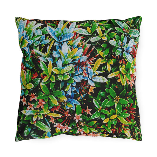 160. Made In The Shade PAINTED BUSHES Outdoor Pillow