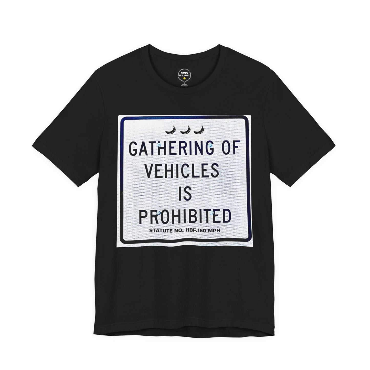 Prohibited Gathering 160mph Graphic T-Shirt | Supercar Street Racing Tee