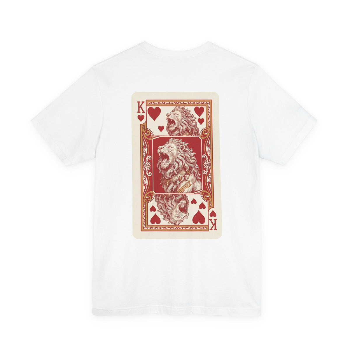 King of Hearts Leo T‑Shirt — Vintage Playing Card Graphic Tee