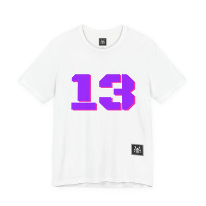 B. MOLYNEAUX Number 13 Graphic Tee — Jersey Style Shirt