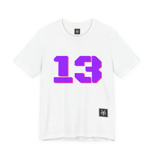 B. MOLYNEAUX Number 13 Graphic Tee — Jersey Style Shirt