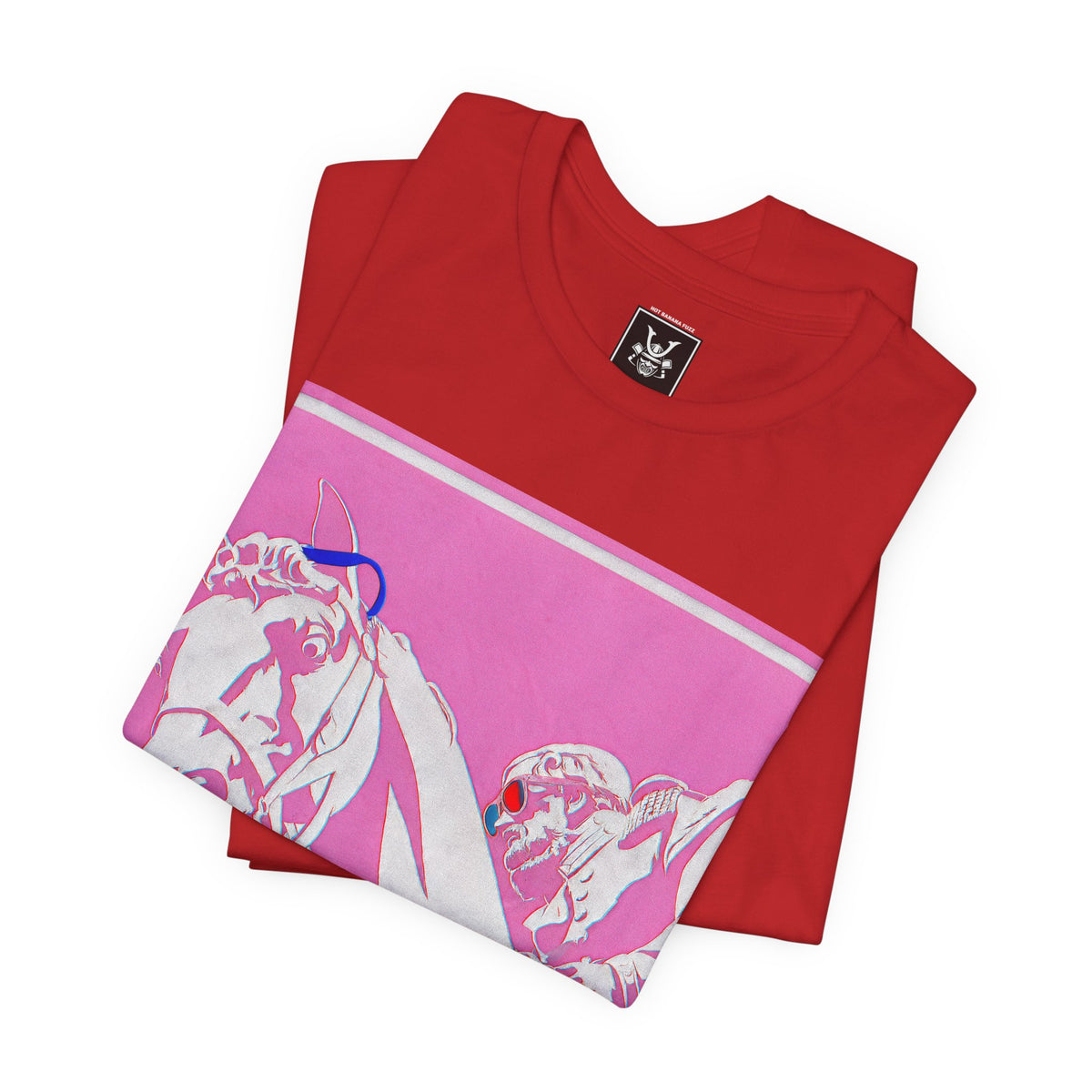Major Lauderdale X HotBananaFuzz Graphic Tee — Retro Pop Americana Horse Print T‑Shirt