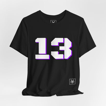 B. MOLYNEAUX Number 13 Graphic Tee — Jersey Style Shirt