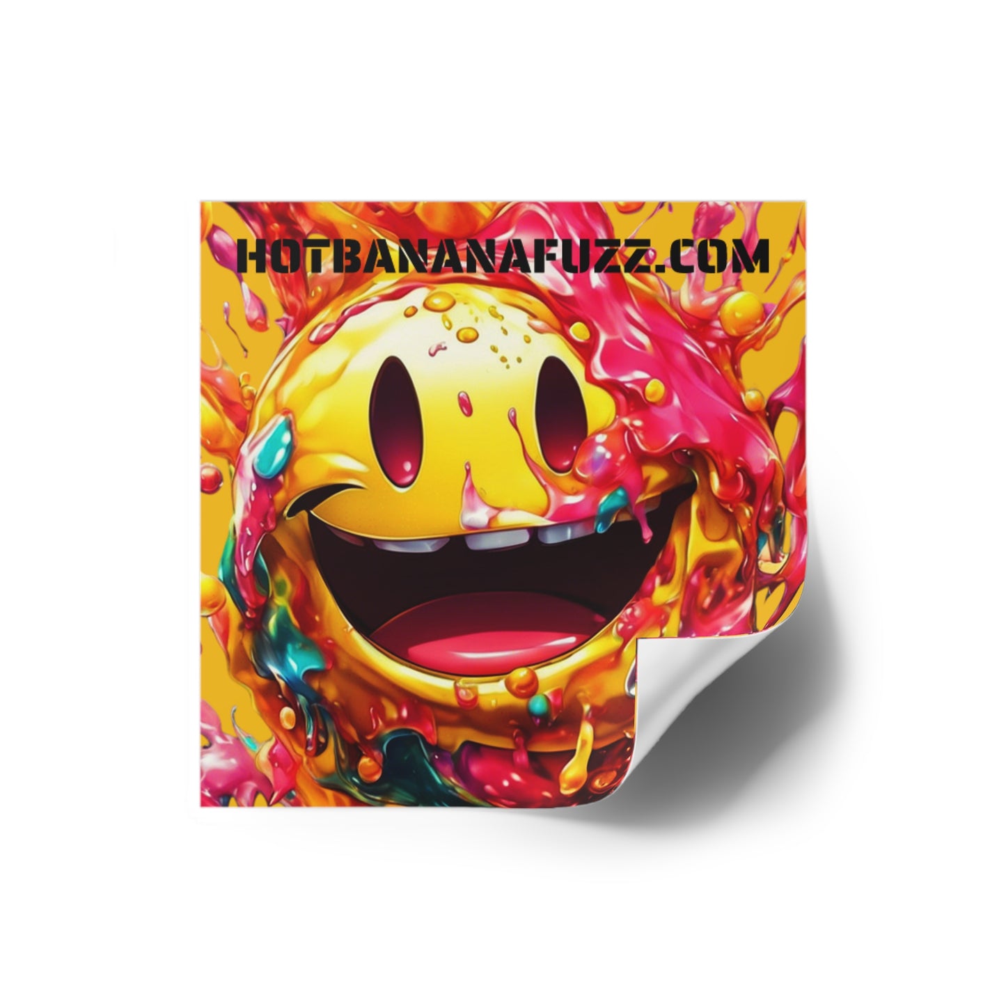 THE HAPPIEST STICKER IN THE WORLD — HotBananaFuzz.com Logo