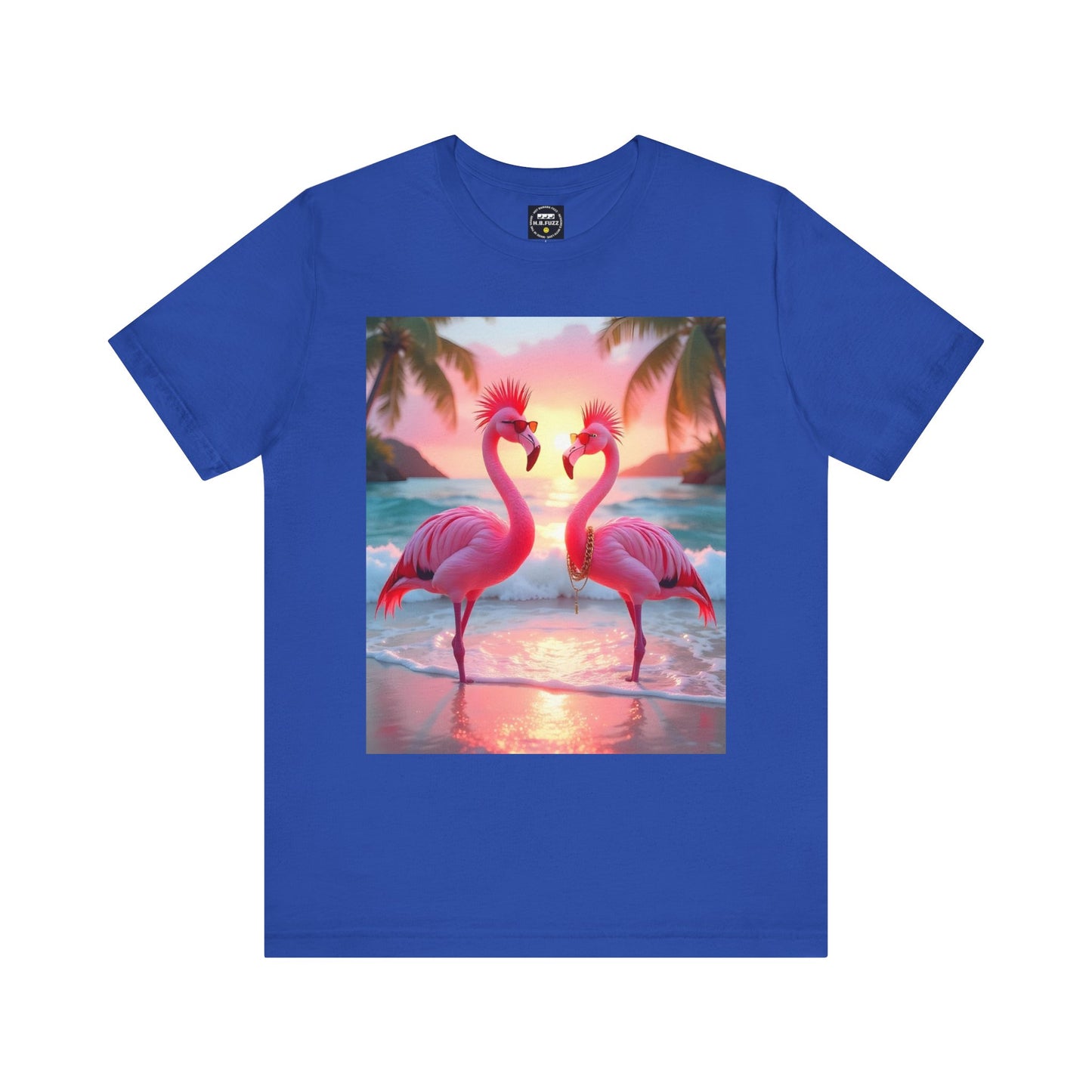 Punk Flamingos - Unisex Jersey Short Sleeve Tee