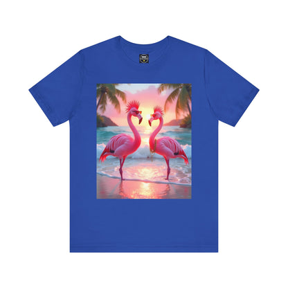 Punk Flamingos - Unisex Jersey Short Sleeve Tee
