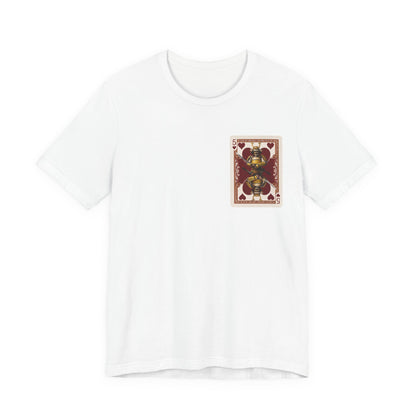 Banana Bushido - Samurai Five of Hearts T‑Shirt — Vintage Playing Card Graphic Tee