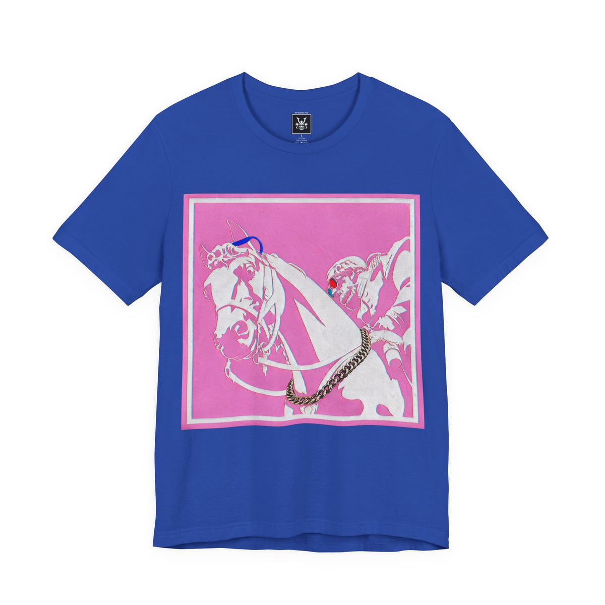 Major Lauderdale X HotBananaFuzz Graphic Tee — Retro Pop Americana Horse Print T‑Shirt