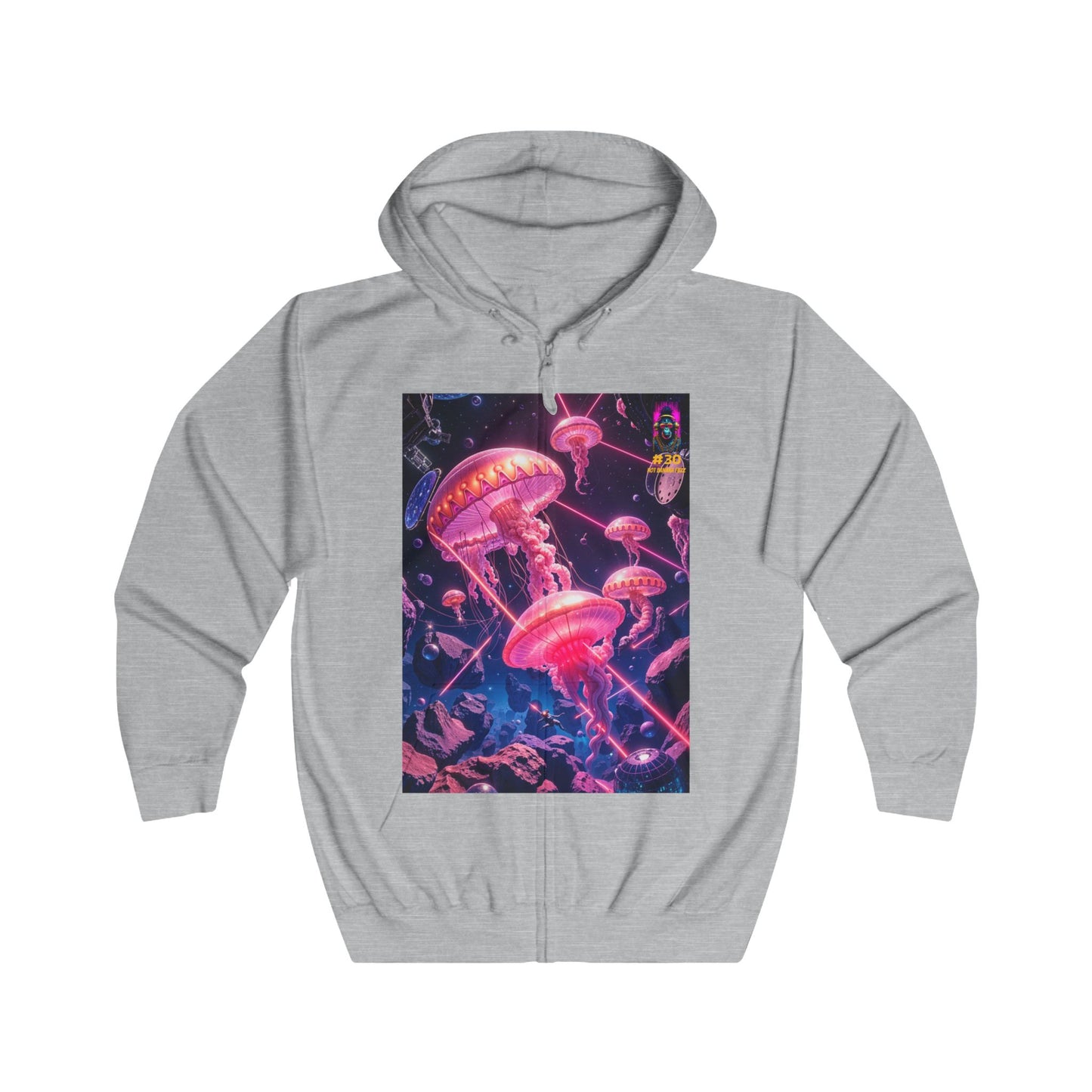 30. Intergalactic Laser Jelly - Full Zip Hoodie