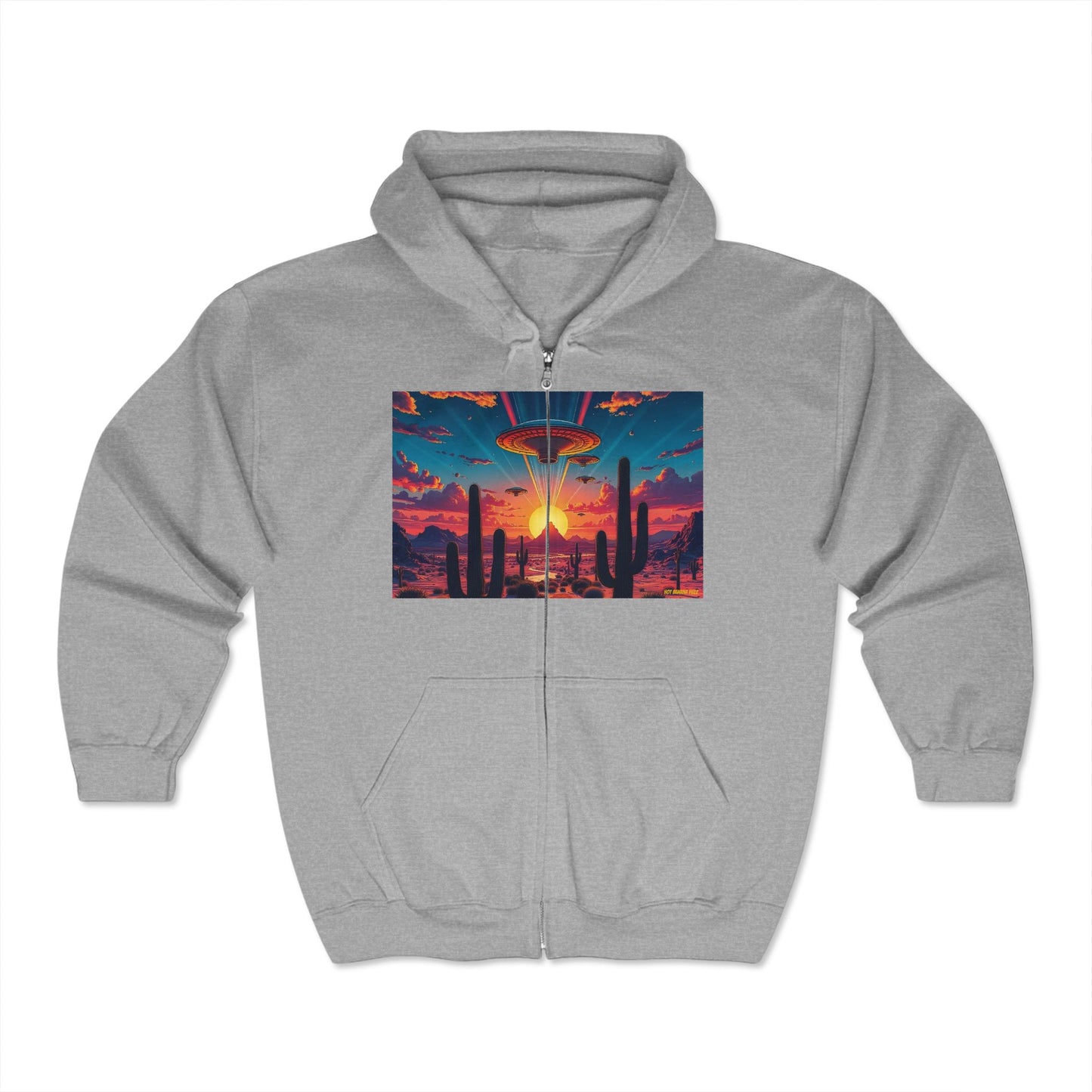 08. Desert Suns Down Funs Up - Full Zip Hooded Sweatshirt