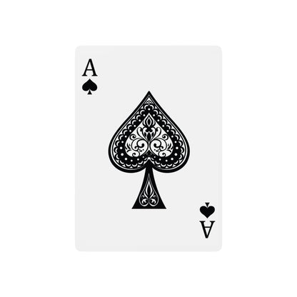 Red Banana Fuzz Poker Playing Cards — Retro Vector Design Deck