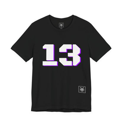 B. MOLYNEAUX Number 13 Graphic Tee — Jersey Style Shirt