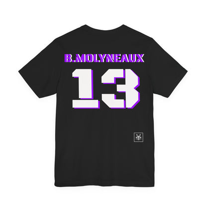 B. MOLYNEAUX Number 13 Graphic Tee — Jersey Style Shirt
