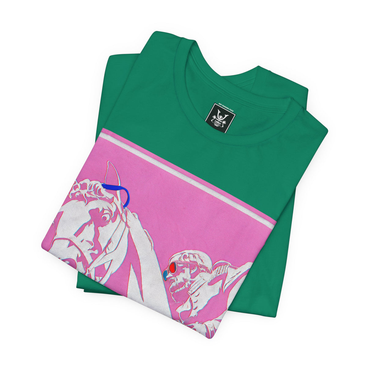 Major Lauderdale X HotBananaFuzz Graphic Tee — Retro Pop Americana Horse Print T‑Shirt