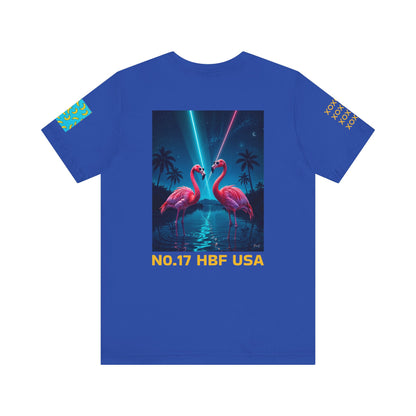 17. Punk Flamingos - Unisex Jersey Short Sleeve Tee