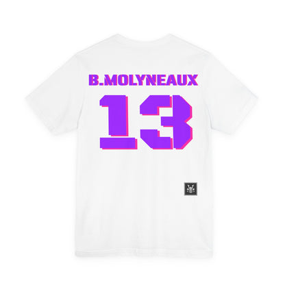B. MOLYNEAUX Number 13 Graphic Tee — Jersey Style Shirt