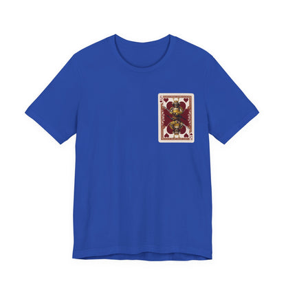 Banana Bushido - Samurai Five of Hearts T‑Shirt — Vintage Playing Card Graphic Tee