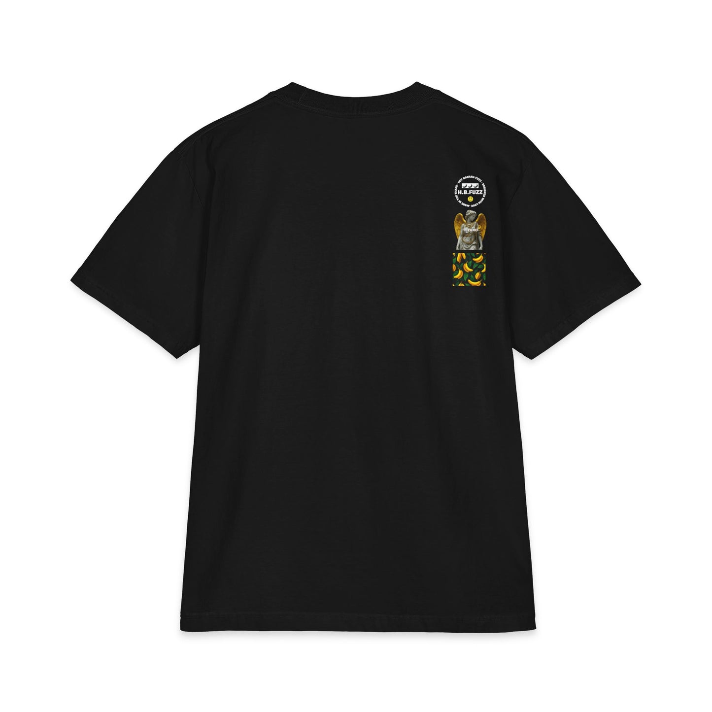 Techno Glitch T‑Shirt — Retro Rave Music Tee with Smiley Dancer
