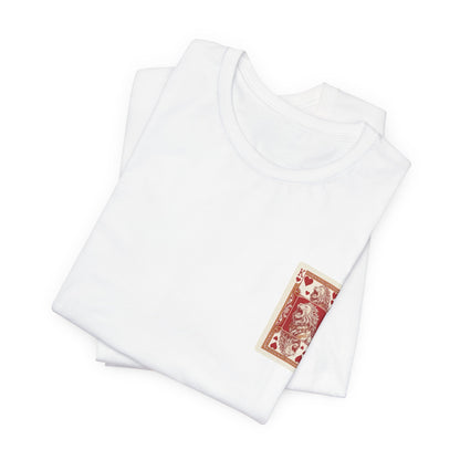 King of Hearts Leo T‑Shirt — Vintage Playing Card Graphic Tee
